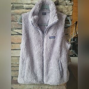 Patagonia Fuzzy Warm Zip Vest Well Loved With Lots Of Wear Left No Size Tags